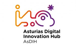 Logotipo de Asturias digital innovation hub asdih